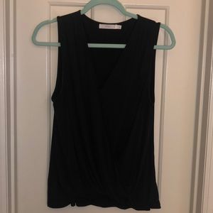 Black crossover top